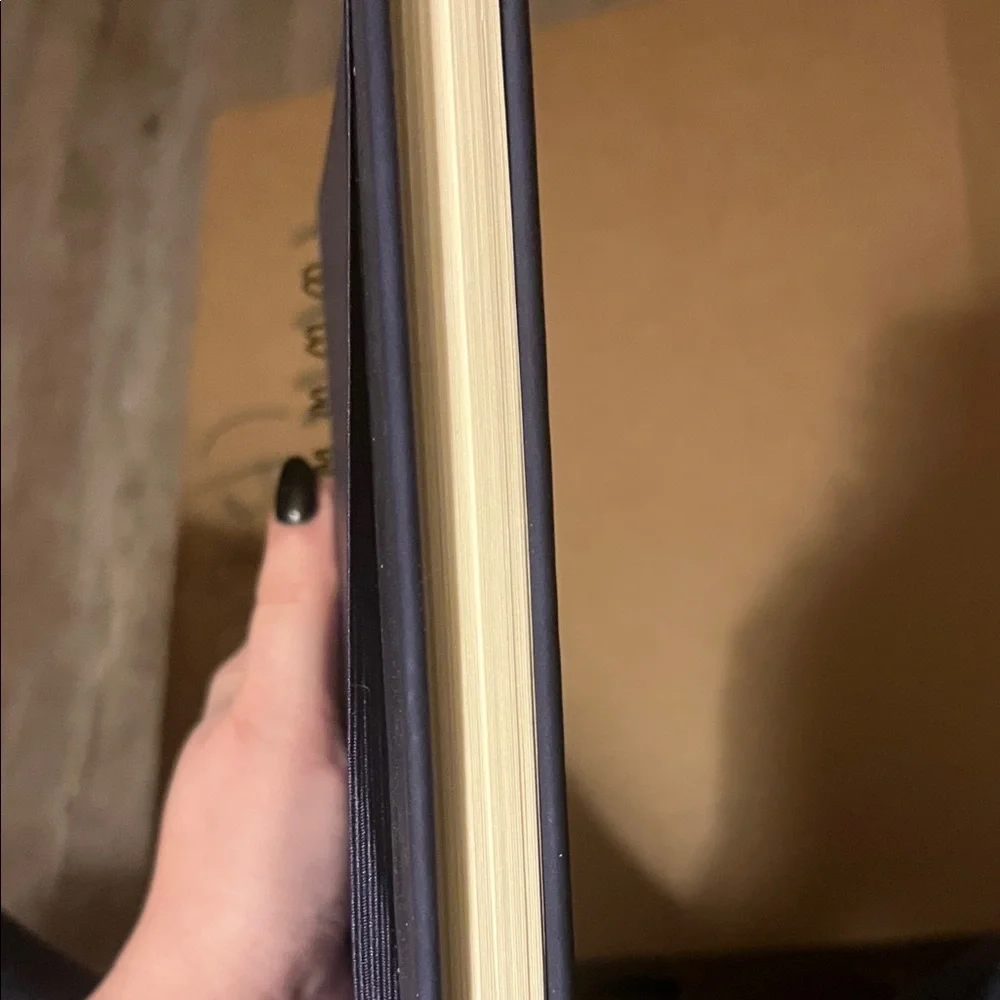 Navy Everyday Notebook with Gold Accents